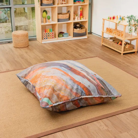 Outdoor Cushion Cover - 100x100cm -Eucalyptus - Modern Teaching Aids NZ