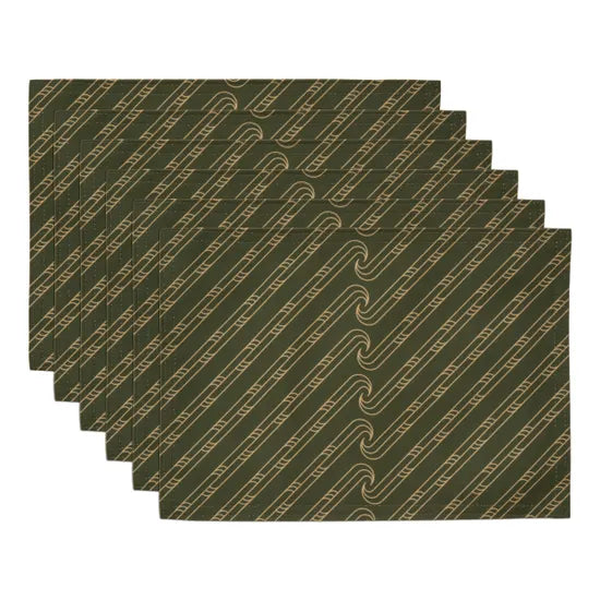 Māori Niho Taniwha Placemat Set of 6 - Modern Teaching Aids NZ