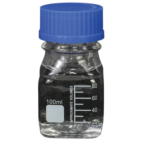 Quality Reagent Bottle - Clear - Square - 100ml - Modern Teaching Aids NZ