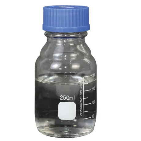 Quality Reagent Bottle - Clear - Round - 250ml - Modern Teaching Aids NZ