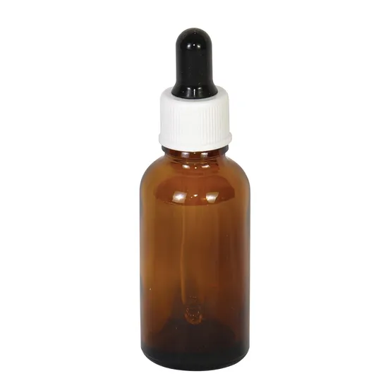Silicone Dropper Bottle - Amber - 30ml - Modern Teaching Aids NZ