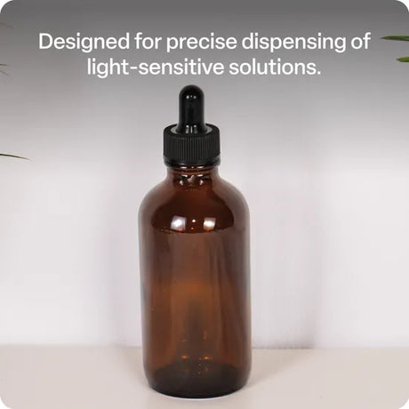 Silicone Dropper Bottle - Amber, 50 ml