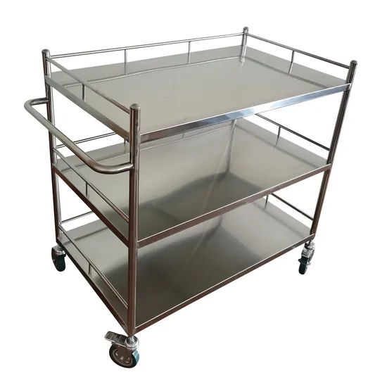 Stainless Steel Lab Trolley - Modern Teaching Aids NZ