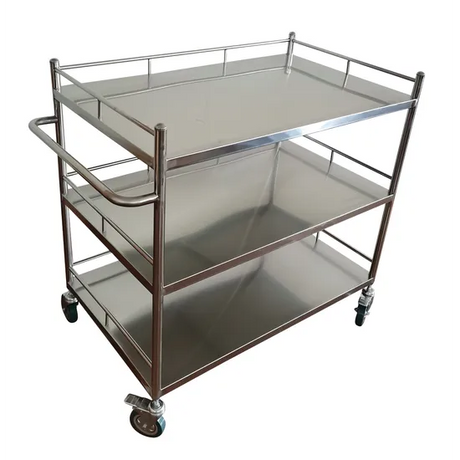 Stainless Steel Lab Trolley - Modern Teaching Aids NZ