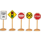 Block Play Traffic Signs Set of 10 - Modern Teaching Aids NZ