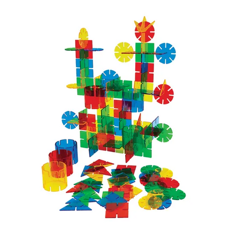 See Through Connectors Construction Set 172pc - Modern Teaching Aids NZ