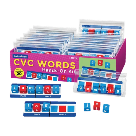 Lakeshore Learning CVC Words Hands-On Kit - Modern Teaching Aids NZ