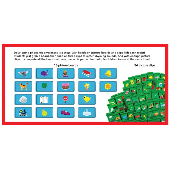 Lakeshore Learning Snap & Match Phonemic Awareness - Rhyming Sounds - Modern Teaching Aids NZ