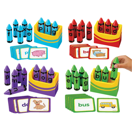 Lakeshore Learning Letter Crayon Word Building Centre - Modern Teaching Aids NZ