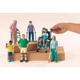 Block Play People Differing Abilities - 6 Piecess - Modern Teaching Aids NZ