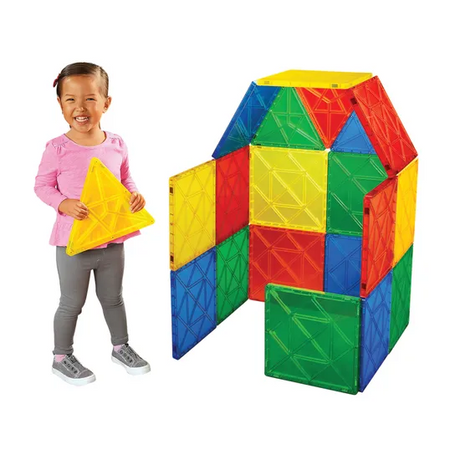 Jumbo Magnetic Building Tiles - 24 pieces - Modern Teaching Aids NZ