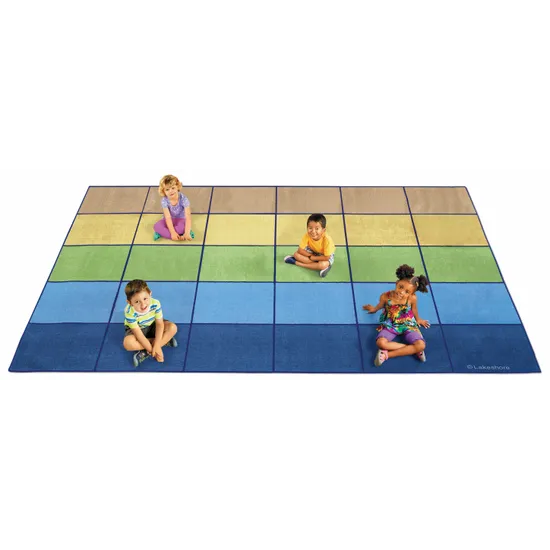 Calming Colours Rug - 365 (L) x 270 (W) cm - Modern Teaching Aids NZ