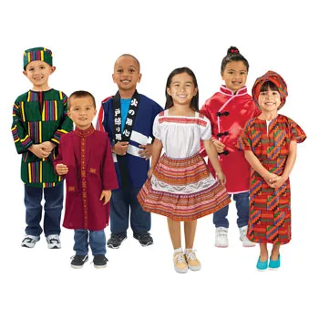 Lakeshore Multicultural Clothing Set of 6 - Modern Teaching Aids NZ