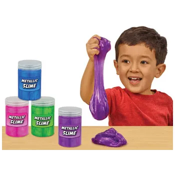 Metallic Sensory Slime Set of 4 x 155gm Tubs - Modern Teaching Aids NZ