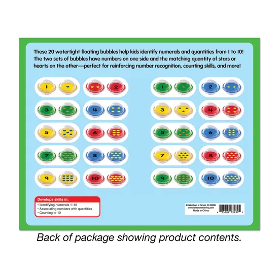 Lakeshore Learning Float & Find Number Bubbles - Modern Teaching Aids NZ
