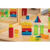 Teachables - Light & Colour Translucent Blocks - 100  Pieces - Modern Teaching Aids NZ