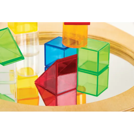Teachables - Light & Colour Translucent Blocks - 100  Pieces - Modern Teaching Aids NZ