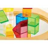 Teachables - Light & Colour Translucent Blocks - 100  Pieces - Modern Teaching Aids NZ