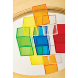 Teachables - Light & Colour Translucent Blocks - 100  Pieces - Modern Teaching Aids NZ