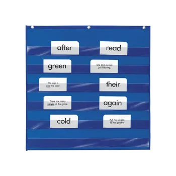 Lakeshore Learning Heavy Duty Pocket Chart Blue - Modern Teaching Aids NZ