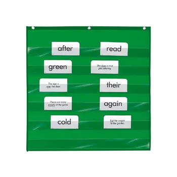 Lakeshore Learning Heavy Duty Pocket Chart Green - Modern Teaching Aids NZ