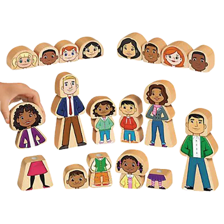 Lakeshore Learning Magnetic Families - Mix & Match - Modern Teaching Aids NZ