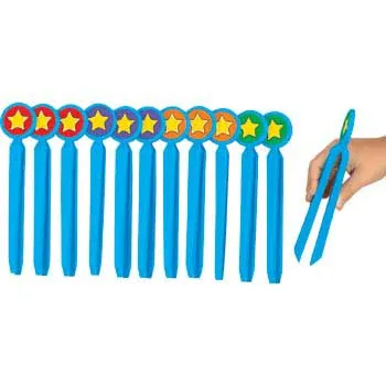 Easy-Grip Safety Tweezers -12 Pieces - Modern Teaching Aids NZ