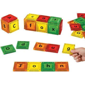 Lakeshore Learning Double-sided Magnetic Letter Tiles - Modern Teaching Aids NZ