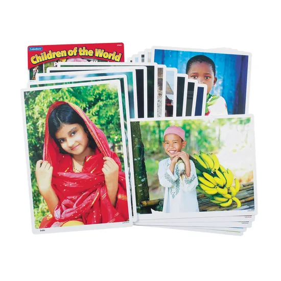 Lakeshore Learning Posters - Children of the World, Set of 20 - Modern Teaching Aids NZ