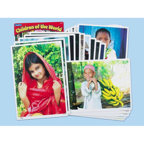 Lakeshore Learning Posters - Children of the World, Set of 20 - Modern Teaching Aids NZ