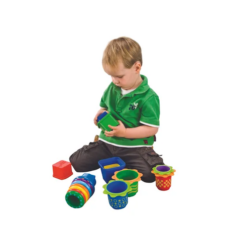 Stack & Nest Sensory Toys 16 cups - Modern Teaching Aids NZ