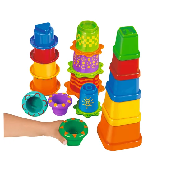 Stack & Nest Sensory Toys 16 cups - Modern Teaching Aids NZ