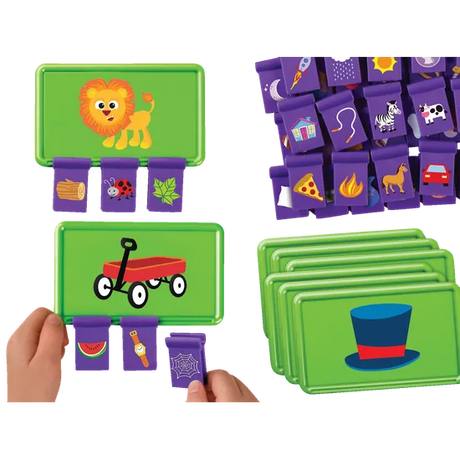 Lakeshore Learning Snap & Match Phonemic Awareness - Beginning Sounds - Modern Teaching Aids NZ