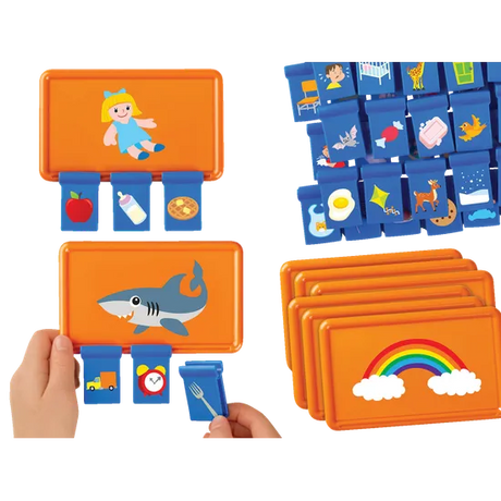 Lakeshore Learning Snap & Match Phonemic Awareness - Ending Sounds - Modern Teaching Aids NZ