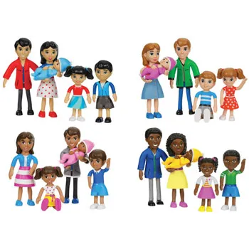 Lakeshore Pose & Play Families Set of 20