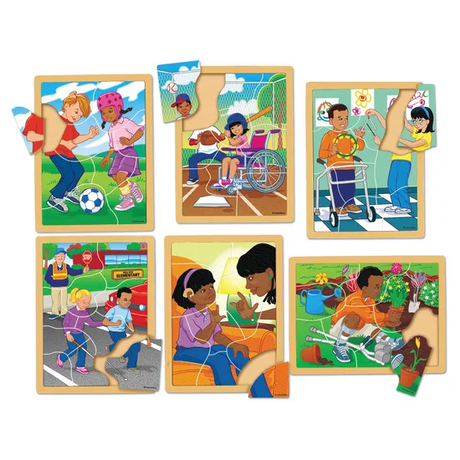 Differing Abilities Puzzles Set of 6 - Modern Teaching Aids NZ