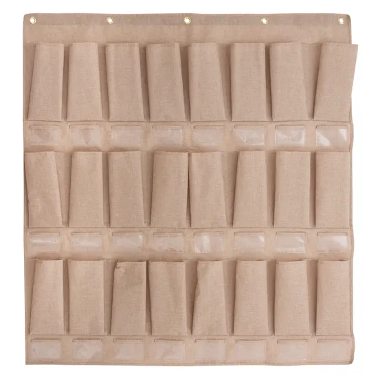 Hat Storage Pockets - 24 Natural - Modern Teaching Aids NZ