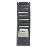A4 10 Pocket Storage Chart Grey - Modern Teaching Aids NZ