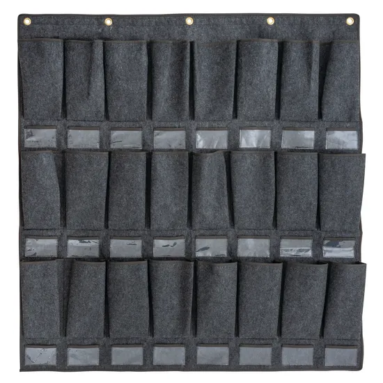 Hat Storage Pockets - 24 Grey - Modern Teaching Aids NZ