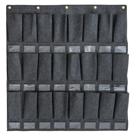 Hat Storage Pockets - 24 Grey - Modern Teaching Aids NZ