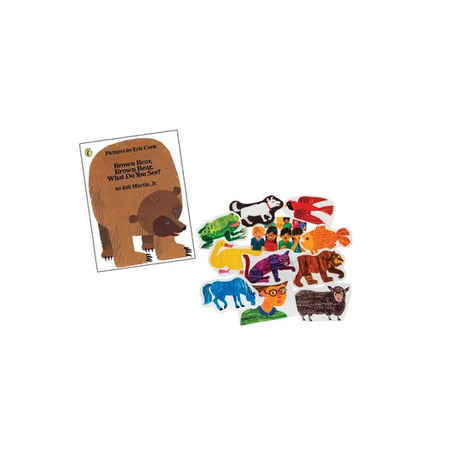 Brown Bear Brown Bear What Do You See Book & Felt - Modern Teaching Aids NZ
