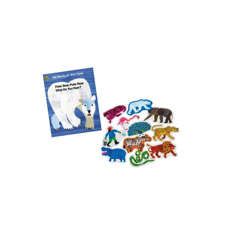 Polar Bear Polar Bear What Do You Hear Book & Felt - Modern Teaching Aids NZ