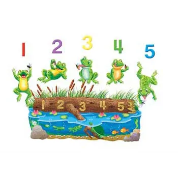 Five Little Speckled Frogs - Felt - Modern Teaching Aids NZ