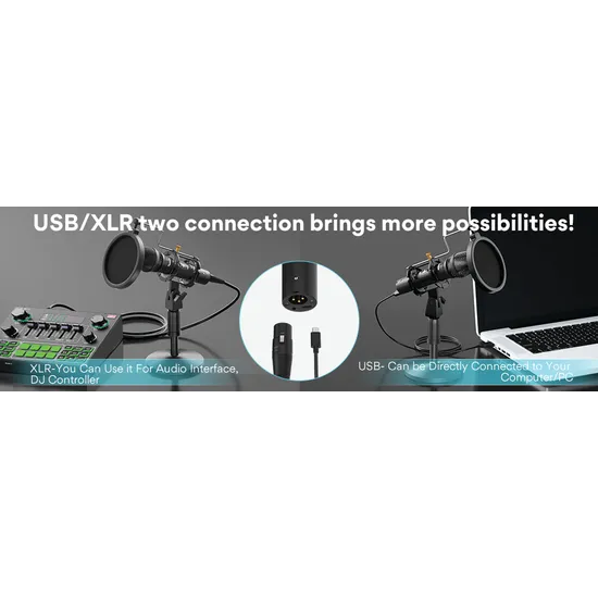 XLR/USB Dynamic Microphone - Modern Teaching Aids NZ