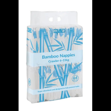 Bamboo Nappies Crawler 6-11 kg - Pack of 64 - Modern Teaching Aids NZ