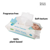 Max & Rosie Water Wipes 12 x Pack of 80