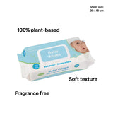 Max & Rosie Water Wipes - Pack of 80 - Modern Teaching Aids NZ