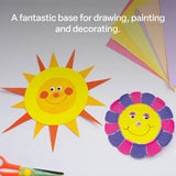 Unwaxed Round Paper Plates 15cm - Pack of 50 - Modern Teaching Aids NZ