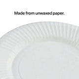 Unwaxed Round Paper Plates 15cm - Pack of 50 - Modern Teaching Aids NZ