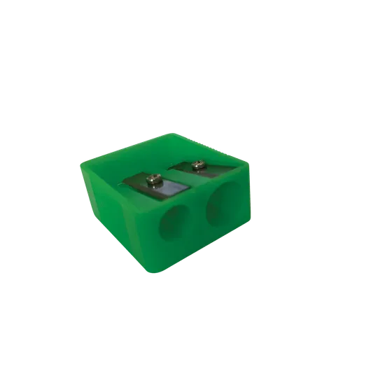 Plastic Sharpener Double Hole - Pack of 20 - Modern Teaching Aids NZ